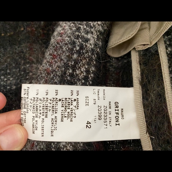 Mauro Grifoni MADE IN ITALY fleece wool jacket - Picture 3 of 4